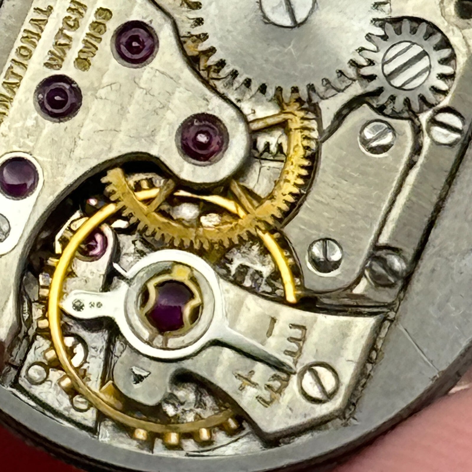 19mm International Watch Co IWC Cal C.41 Manual Wind Swiss Watch Movement PARTS
