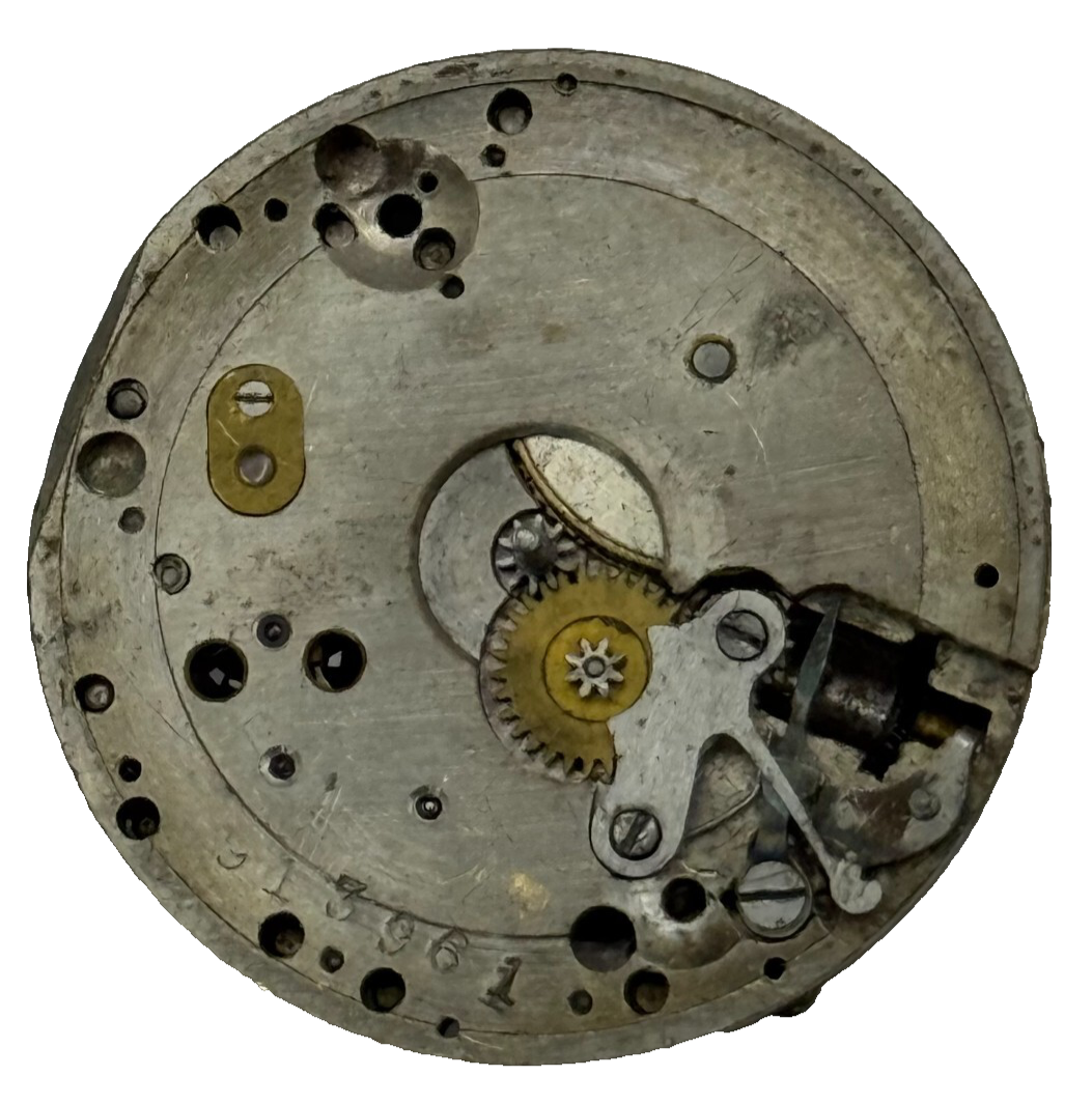 23.6mm Vintage R&S Rotheram & Sons Swiss Trench Watch Movement Manual Wind PARTS