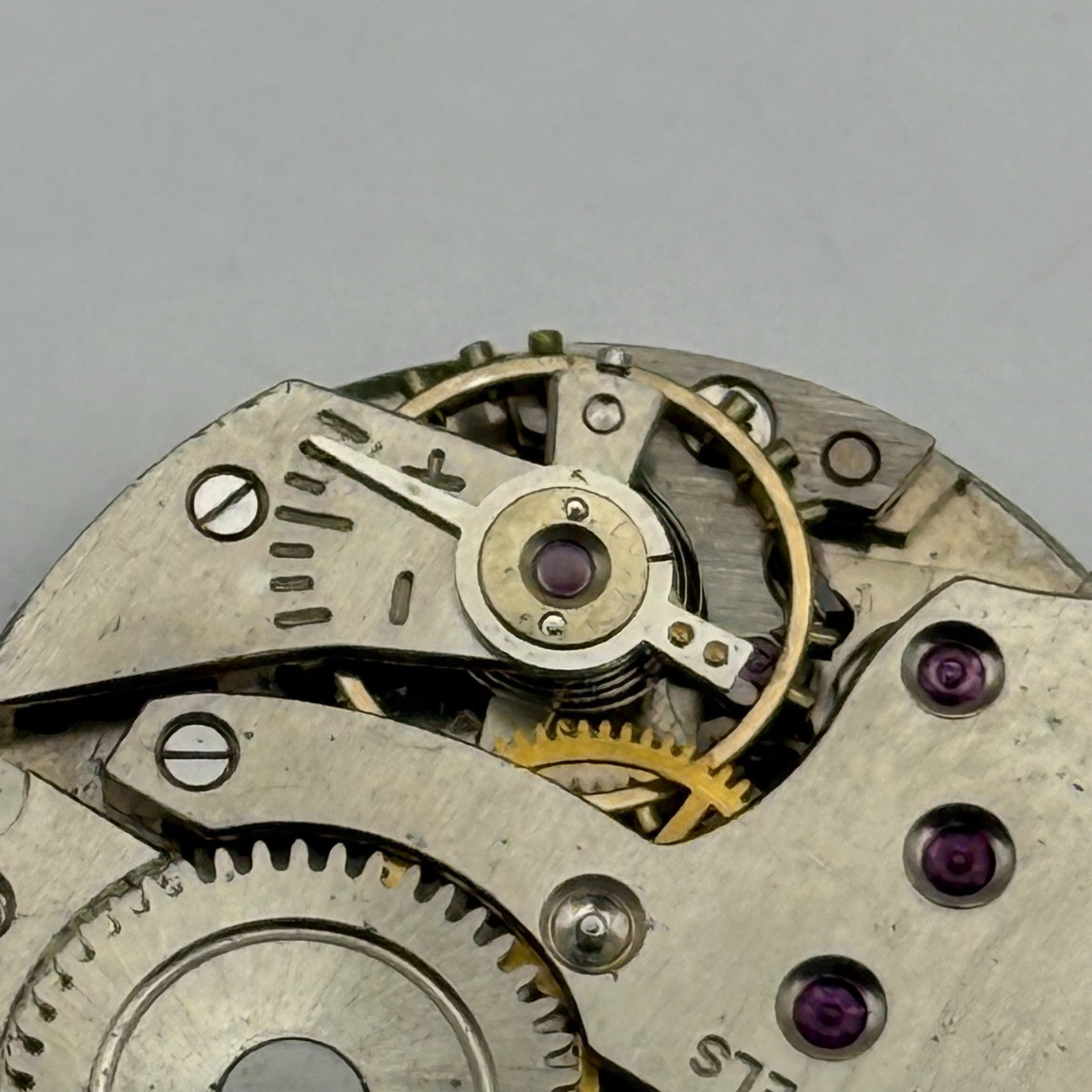 AS 1002 984 Watch Movement Minster Manual Wind Vintage Swiss Parts Repair 24mm