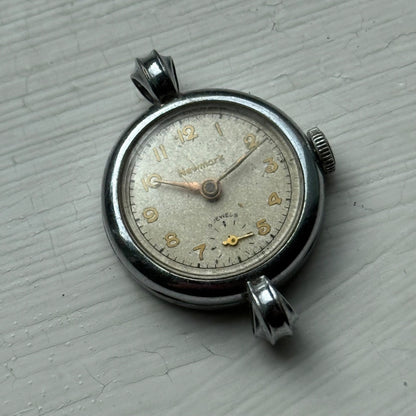 25mm Vintage Newmark 5 Jewels Sub Seconds Manual Wind Watch PARTS / REPAIR
