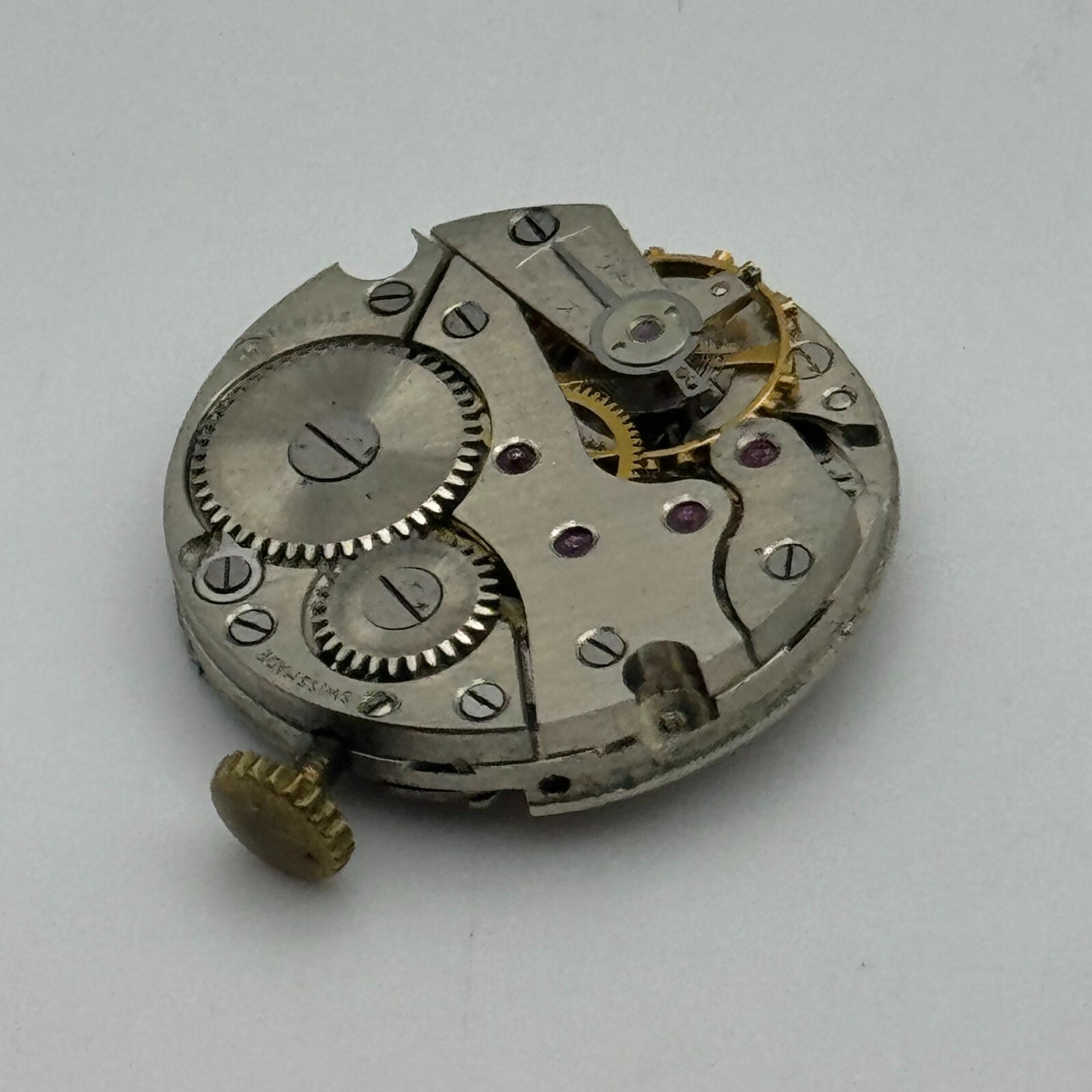 23.5mm O Maire OM 125 Manual Wind 17 Jewels Swiss Watch Movement Vintage PARTS