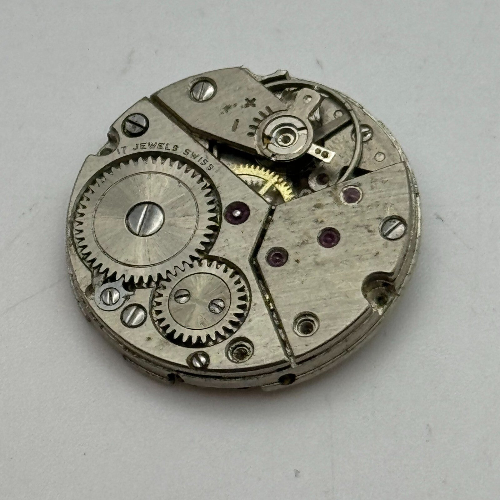 23.7mm Mens Peseux 320 Manual Wind 17 Jewels Watch Movement PARTS REPAIR SPARES