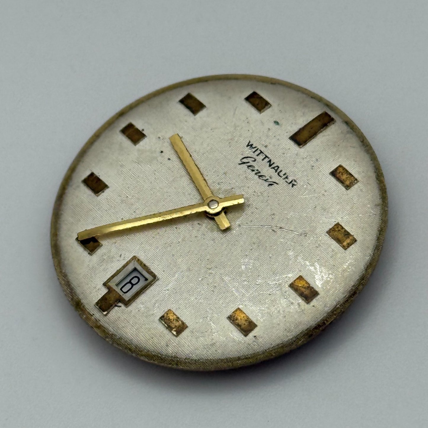 30.6mm Vintage Wittnauer C11K Manual Wind Watch Movement Swiss PARTS REPAIR