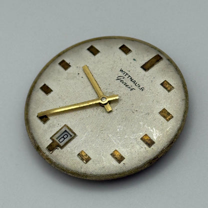 30.6mm Vintage Wittnauer C11K Manual Wind Watch Movement Swiss PARTS REPAIR