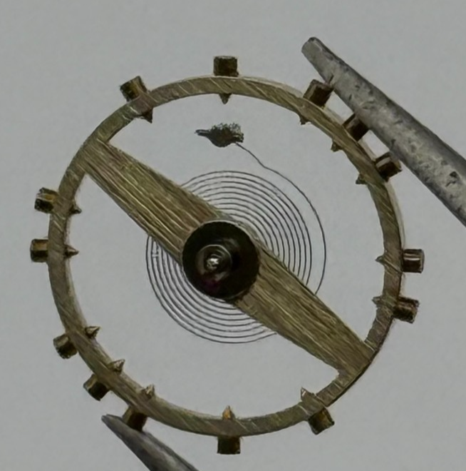 AS 1194 Balance Wheel Complete And Spring 42 M Watch Movement Parts NOS