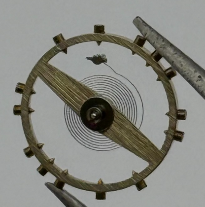AS 1194 Balance Wheel Complete And Spring 42 M Watch Movement Parts NOS