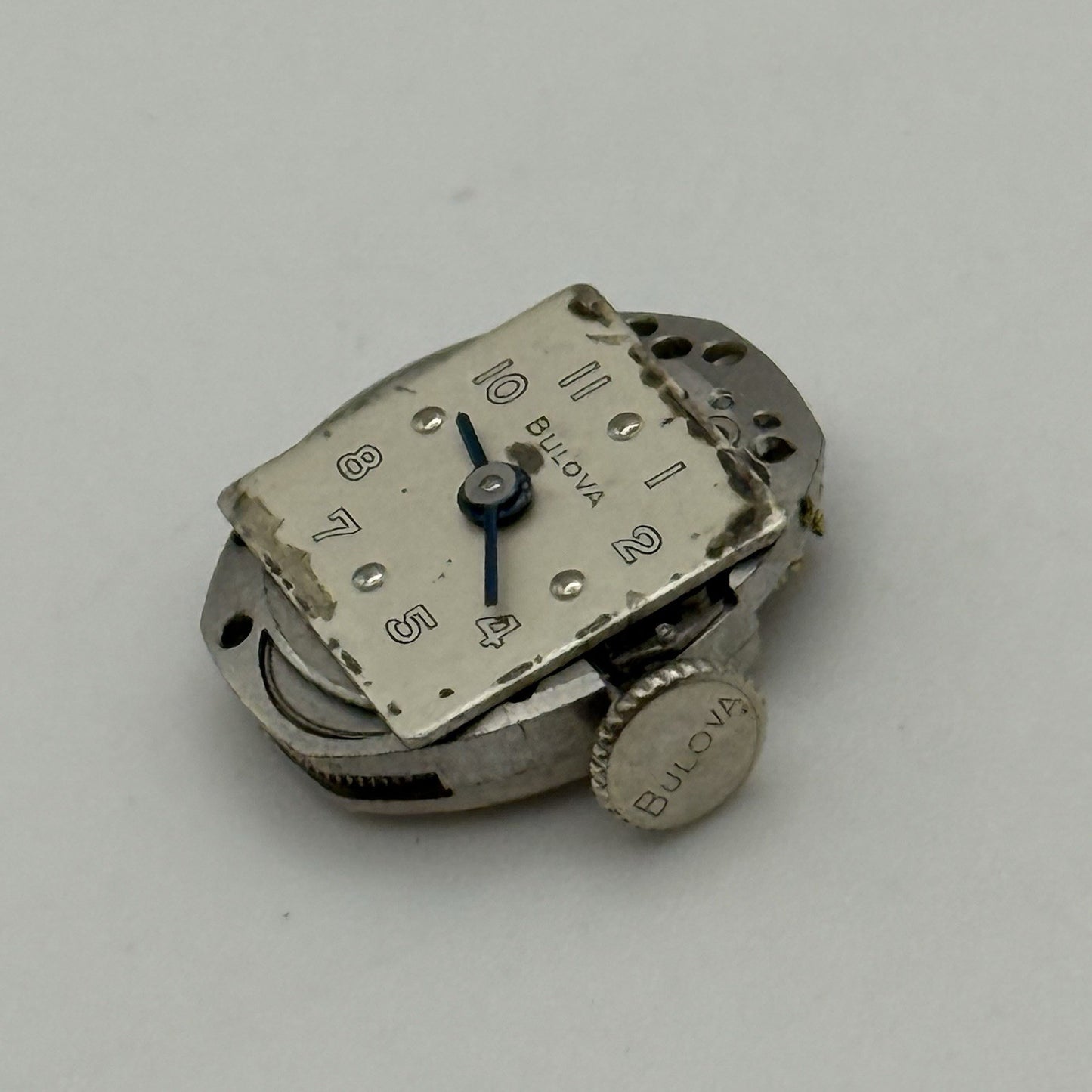 13.1mm Vintage Ladies Bulova 5AD Manual Wind Swiss Watch Movement PARTS REPAIR