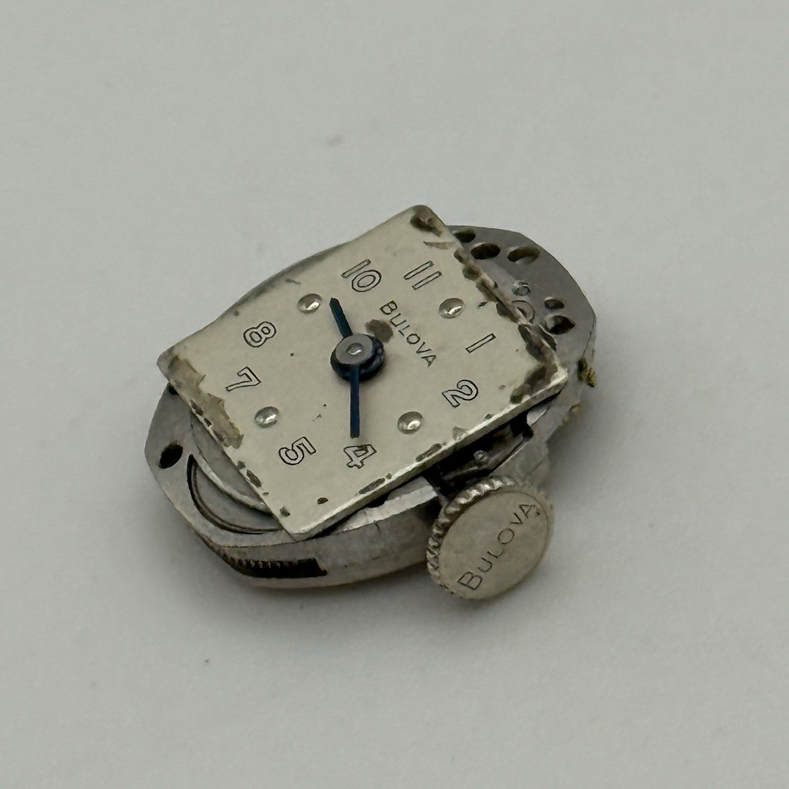 13.1mm Vintage Ladies Bulova 5AD Manual Wind Swiss Watch Movement PARTS REPAIR