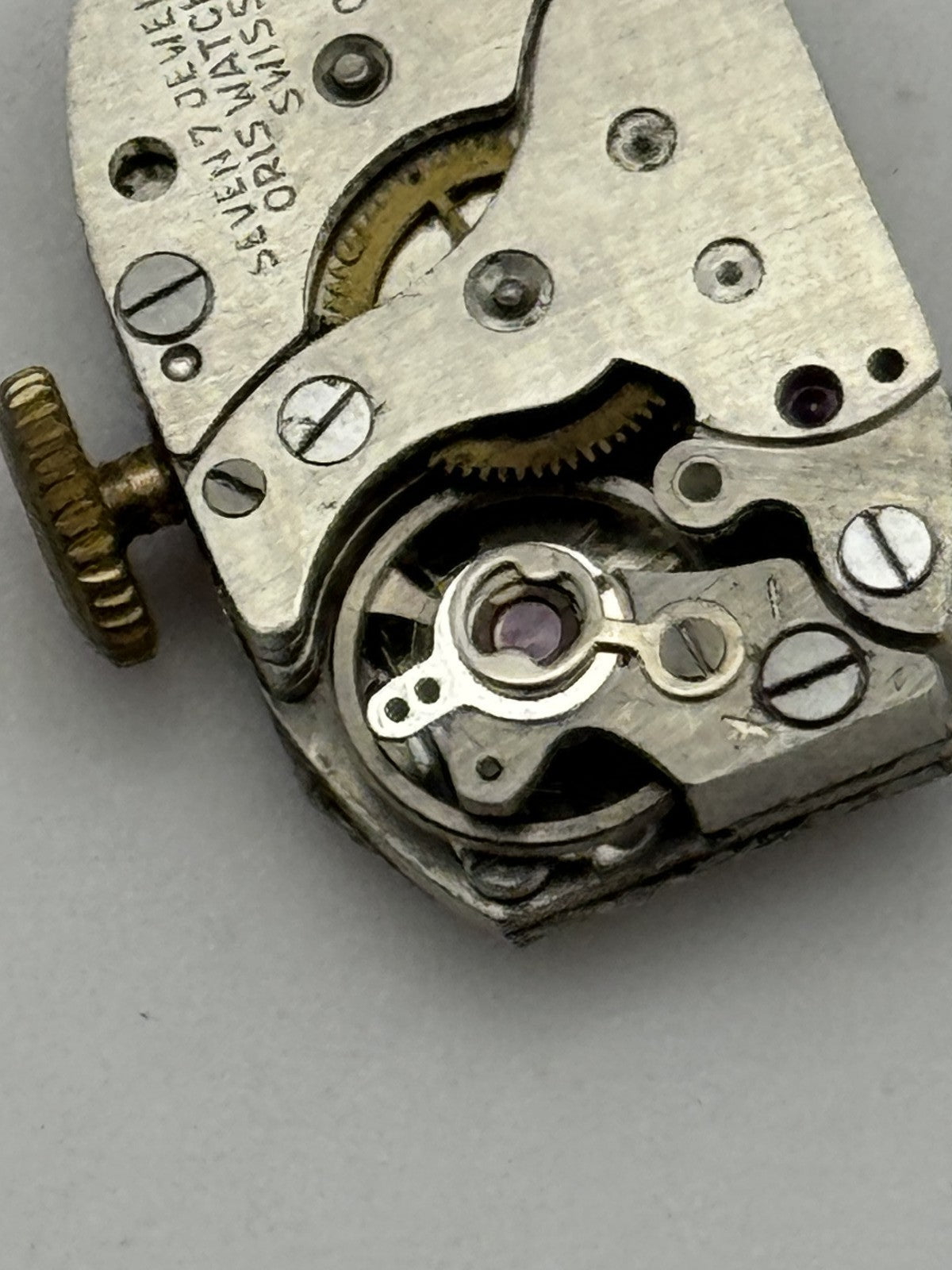 12.8mm Vintage Oris Cal 410 Manual Wind Swiss Watch Movement PARTS REPAIR