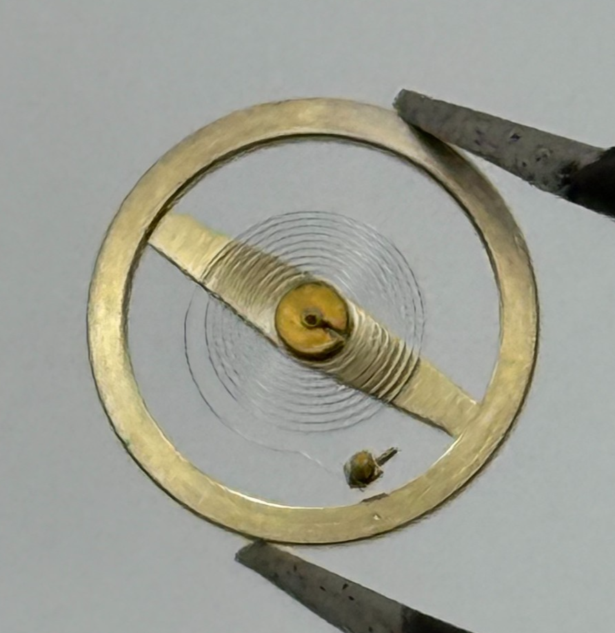 RL RAX 1013 1237 Balance Wheel Complete And Spring 1679 M Watch Movement Parts