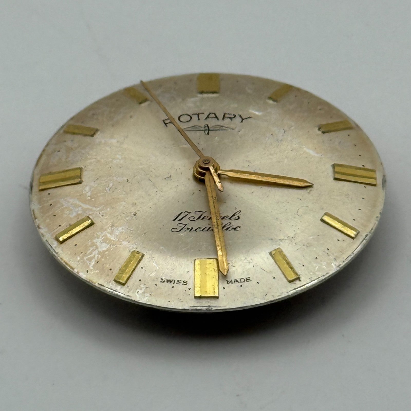 AS 1795 Watch Movement Rotary Manual Wind Vintage Swiss Parts Repair 25.8mm