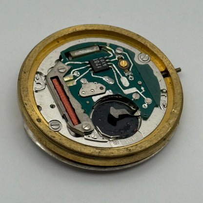 ETA 555.115 Quartz Watch Movement Garrard Date Vintage Swiss Parts Repair 31.5mm