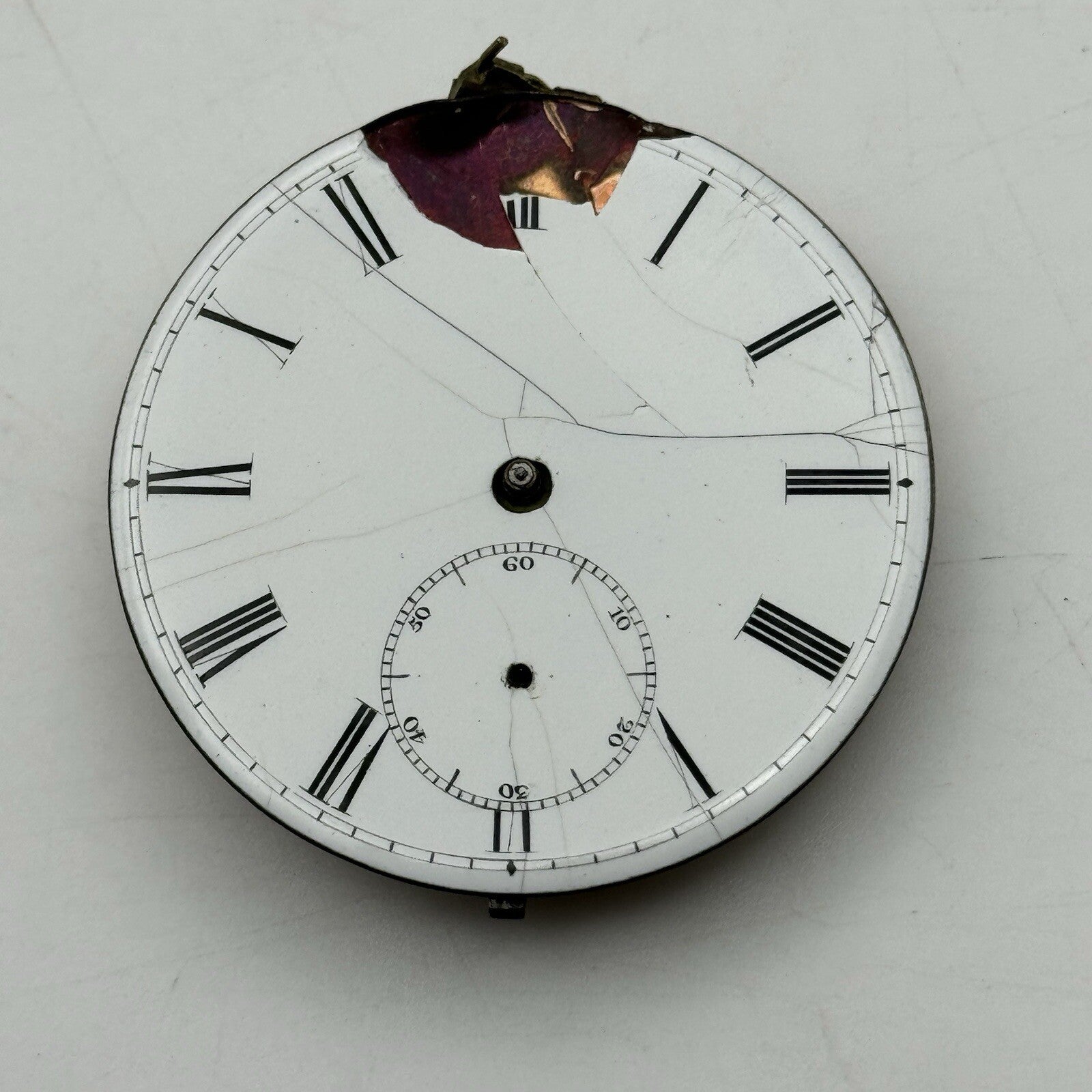 Robert Roskell Liverpool Cylinder Escapement Four Holes Pocket Watch Movement