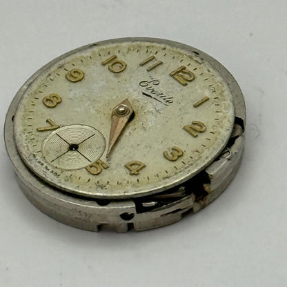 19.7mm Vintage Everite Unitas UT 630 Manual Wind Watch Movement PARTS REPAIR