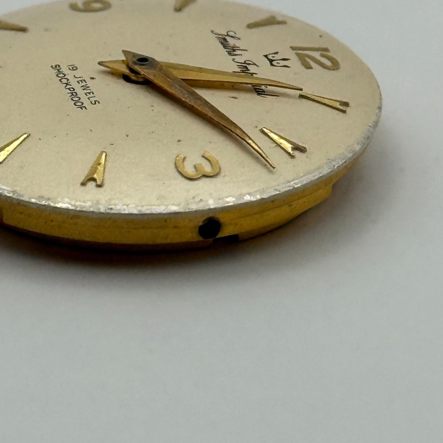 Smiths Imperial Cal 0104 Watch Movement Manual Wind Vintage Parts Repair 27.2mm