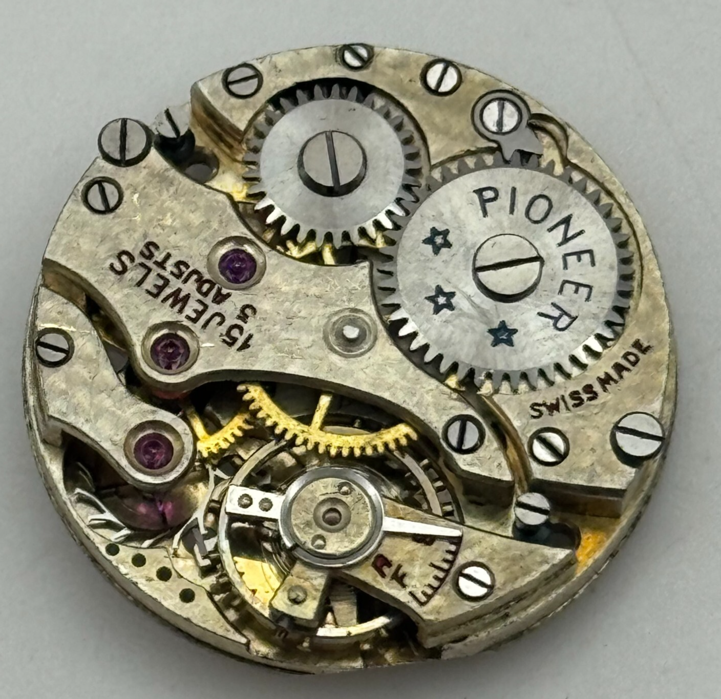 23.7mm Pioneer AS 340 31.1 A Schild Manual Wind Swiss Watch Movement PARTS SPARE