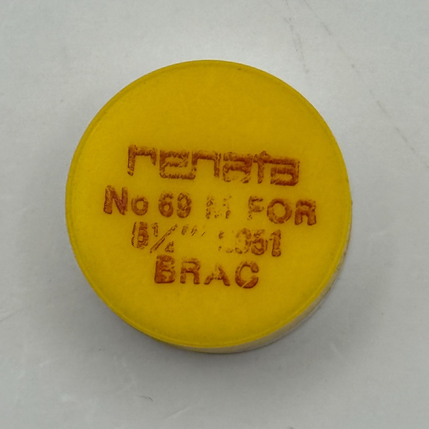 Brac 2051 Balance Wheel Complete And Spring  5½’’’ 69 M Watch Movement Parts NOS