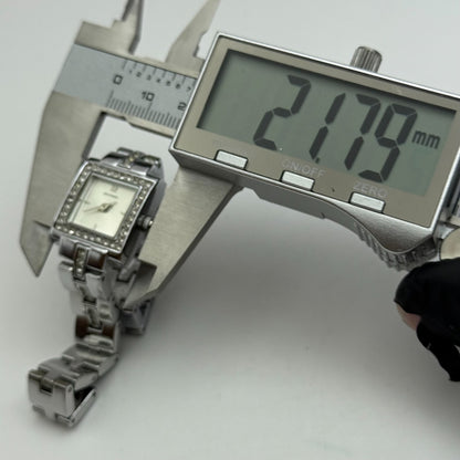 19mm Working Ladies Sekonda 4738 Jewelled Silver Tone Japan Quartz Watch 6 Inch