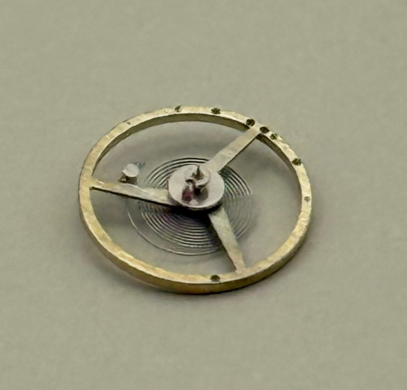 FEF 6670 6677Balance Wheel Complete And Spring 1817 M Watch Movement Parts NOS