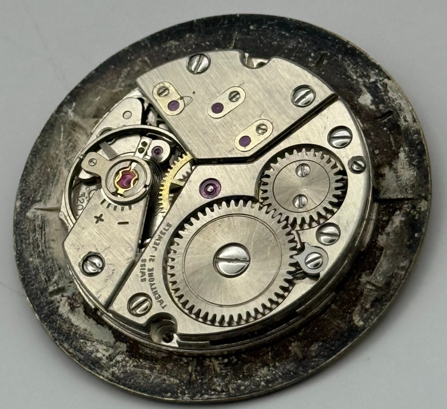 Peseux P 320 Talis Watch Movement Manual Wind Vintage Swiss Parts Repair 23.5mm