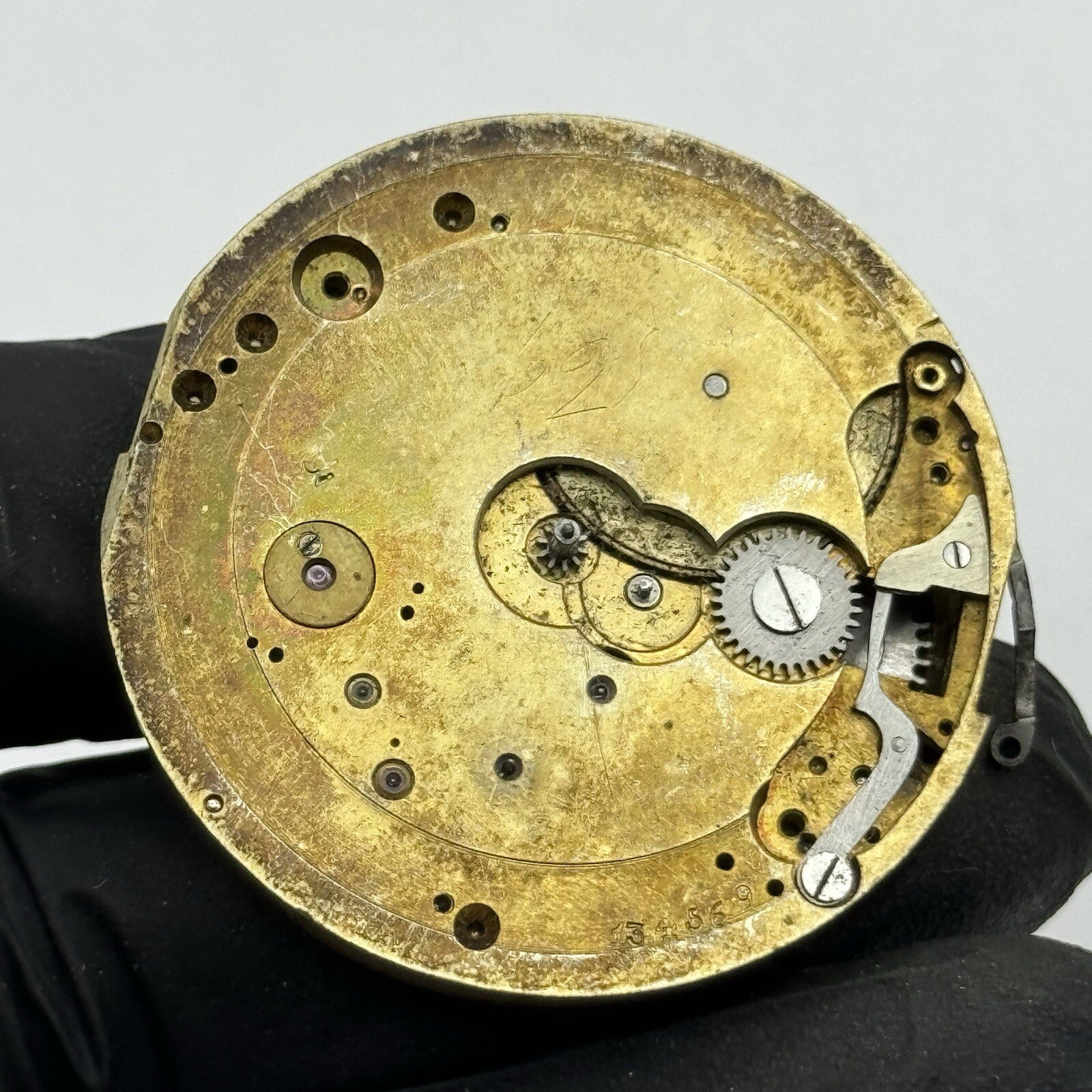 42.8mm Unidentified Good Quality Pocket Watch Movement FOR PARTS Restore