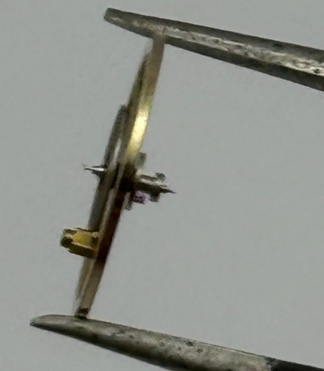 Amida 420 425 Balance Wheel Complete And Spring 11½’’’ 1768 Watch Movement Parts