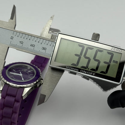 Sekonda Ladies Quartz Watch Purple Dial & Strap Working 32mm New Battery