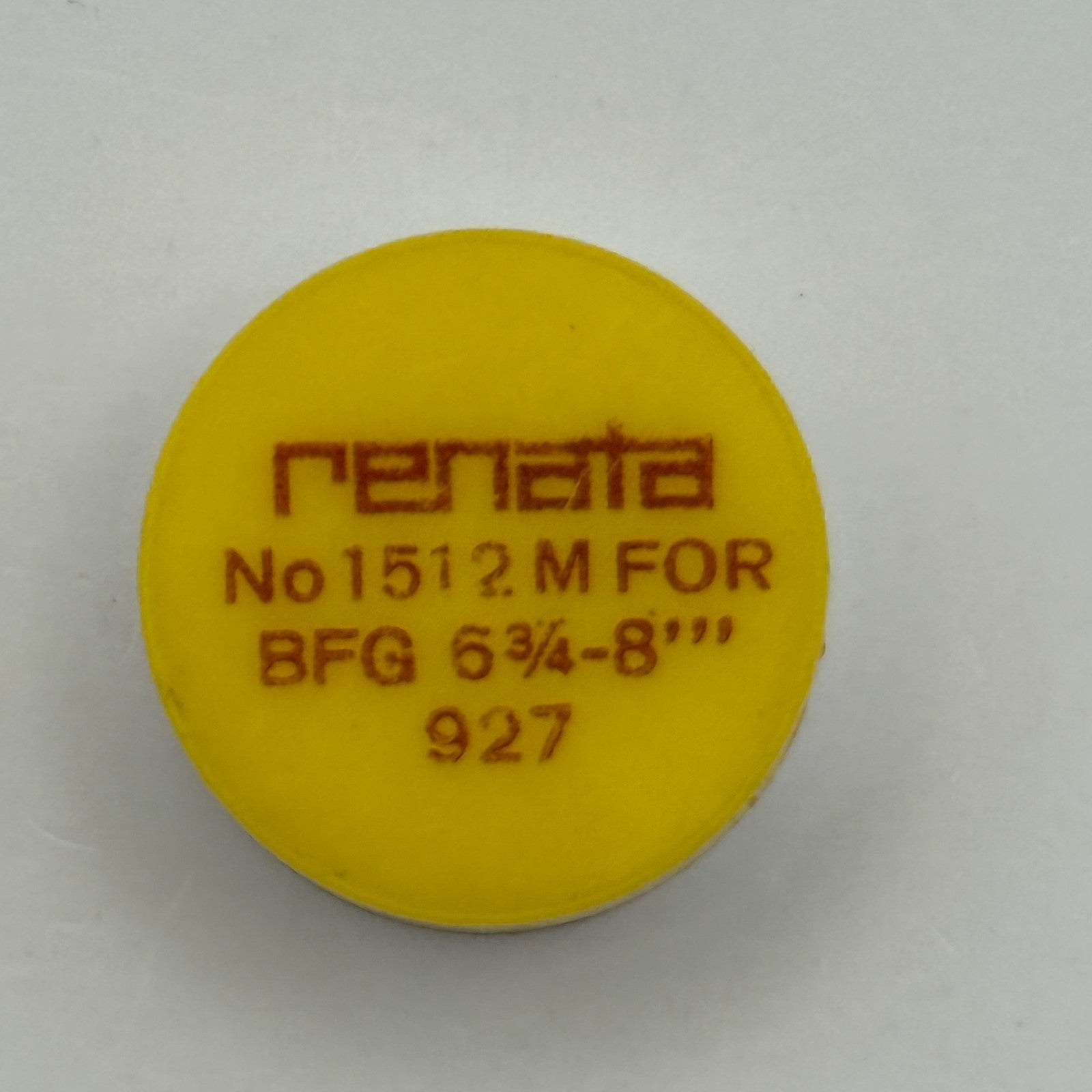 BFG 927 Balance Wheel Complete And Spring 6¾-8’’’ 1512 M Watch Movement Parts 