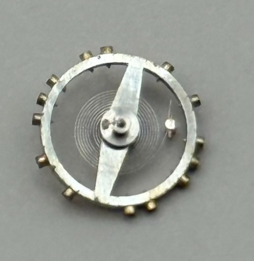 FEF 270 Balance Wheel Complete And Spring  5¼’’’ 173 Watch Movement Parts NOS
