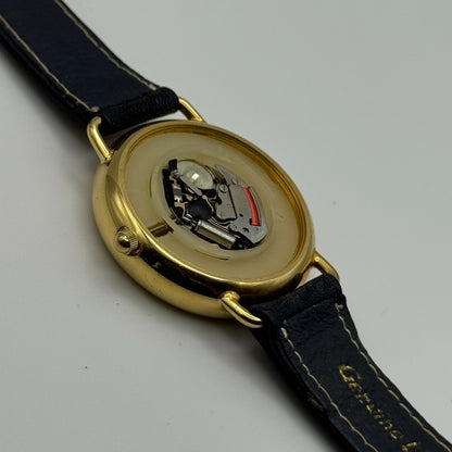 Fossil Collection Quartz Watch Black Leather Strap 34mm PARTS REPAIR