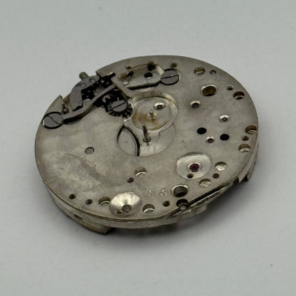 Rolex Genex Veriflat 15 Rubies Watch Movement Vintage Incomplete Parts 23.6mm