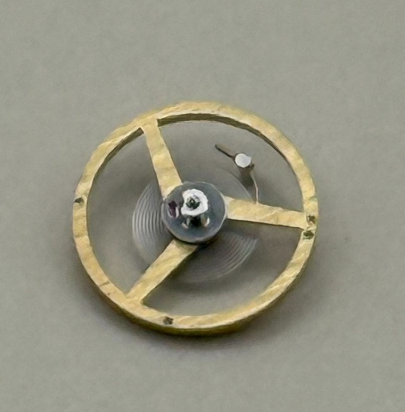 FHF 57-21 Balance Wheel Complete And Spring 6¾’’’ 1518 M Watch Movement Parts