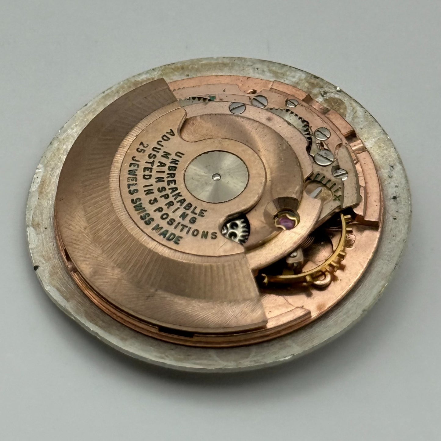 ETA 2451 Watch Movement Automatic Senate 25 Jewels Vintage Parts Repair 25.6mm