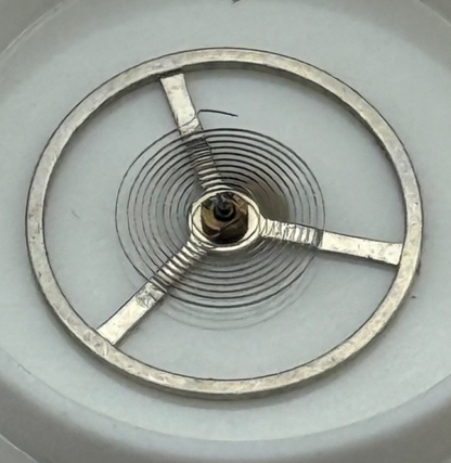 c.603 Balance Wheel Complete And Spring 10 1/2''' Watch Movement Parts NOS 