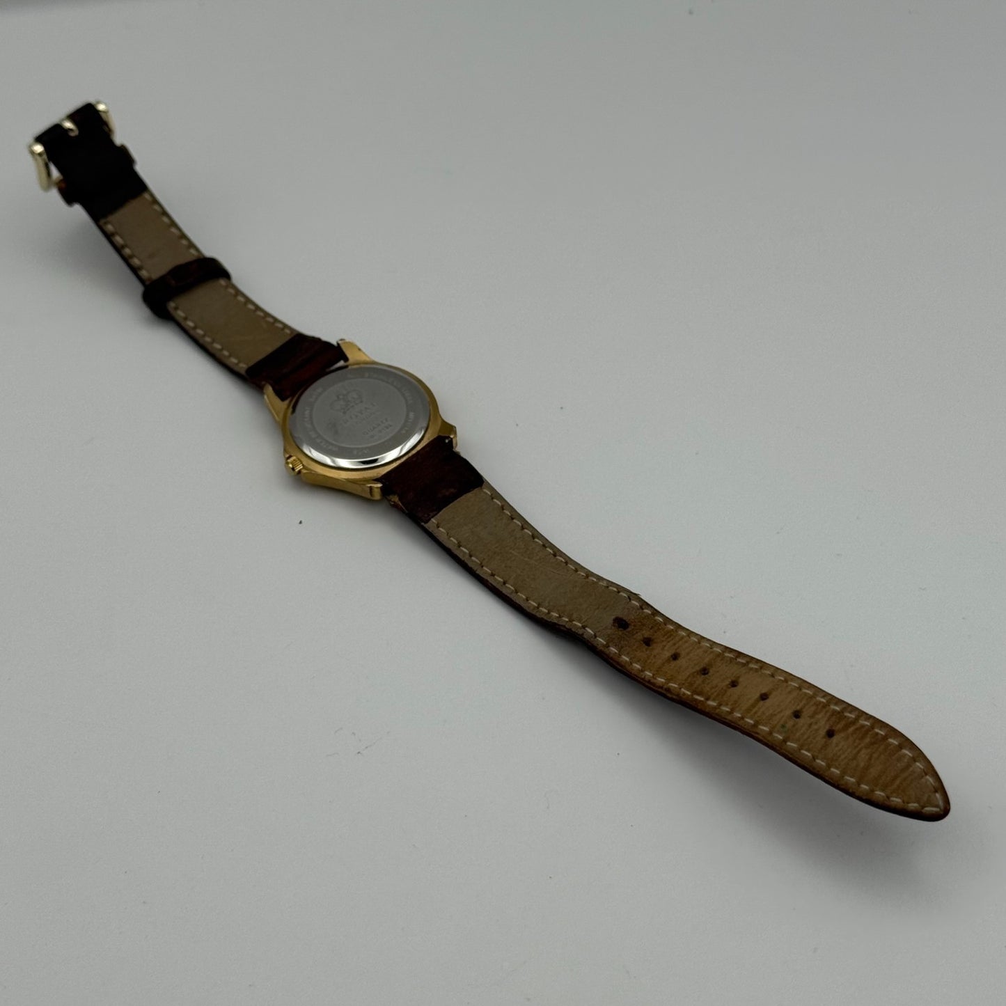 Royal London Ladies Quartz Watch RL-2199 Date Dial Brown Strap Working 26mm