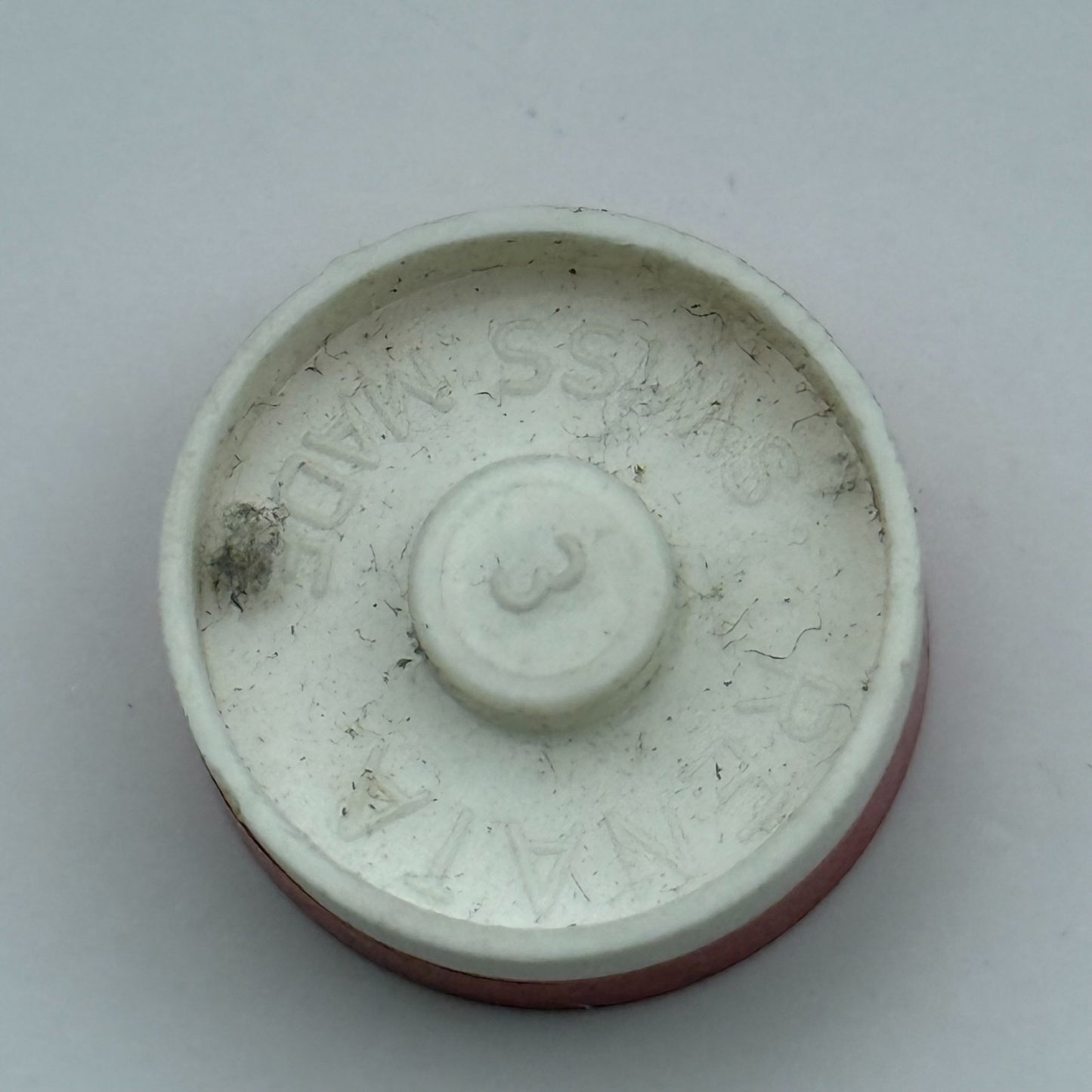 FHF 28 Balance Wheel Complete And Spring  10½’’’ 197 M Watch Movement Parts NOS