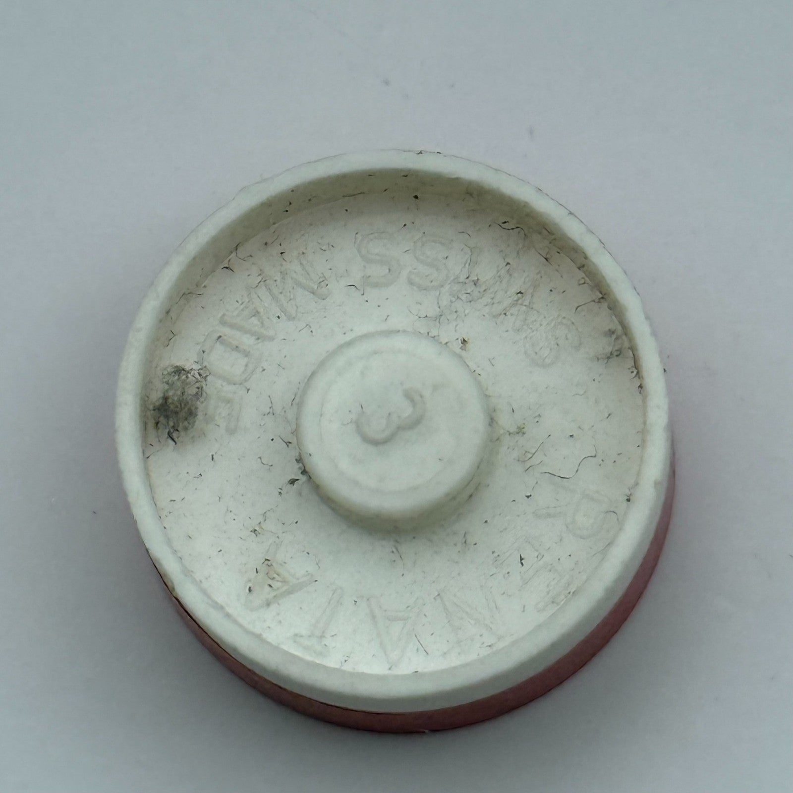 FHF 28 Balance Wheel Complete And Spring  10½’’’ 197 M Watch Movement Parts NOS