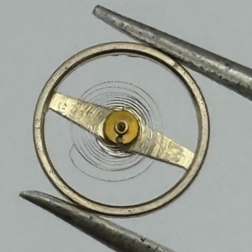 Ebosa 86 Balance Wheel Complete And Spring Conical Piva 1652 Watch Movement Part