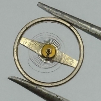 Ebosa 86 Balance Wheel Complete And Spring Conical Piva 1652 Watch Movement Part