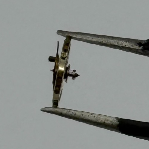 AM 115 Balance Wheel Complete And Spring 5 1/4’’’ Renata Watch Movement Parts