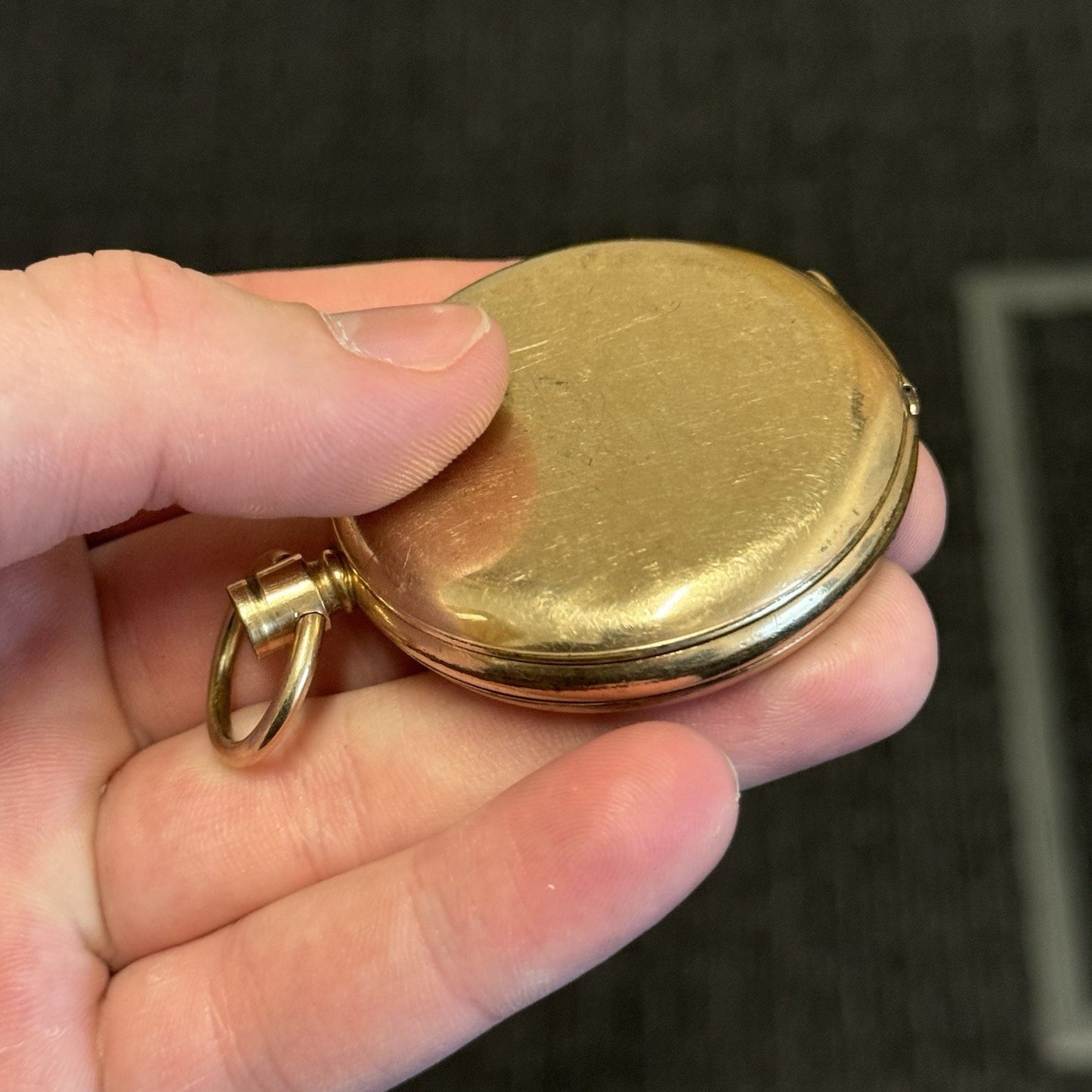 16S Waltham Bond St Model 1888 10ct Gold Plate Open Face Pocket Watch TO RESTORE