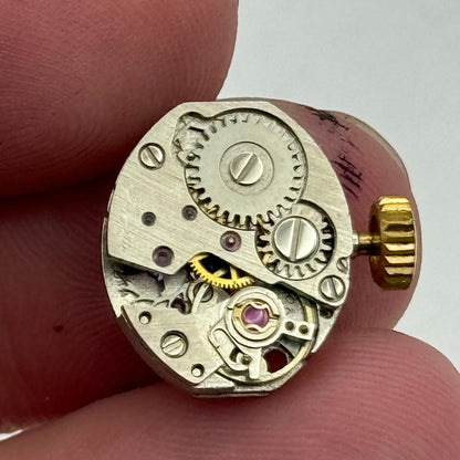 12.9mm Ladies Glashutte GUB 09-20 Manual Wind Watch Movement Swiss Vintage PARTS