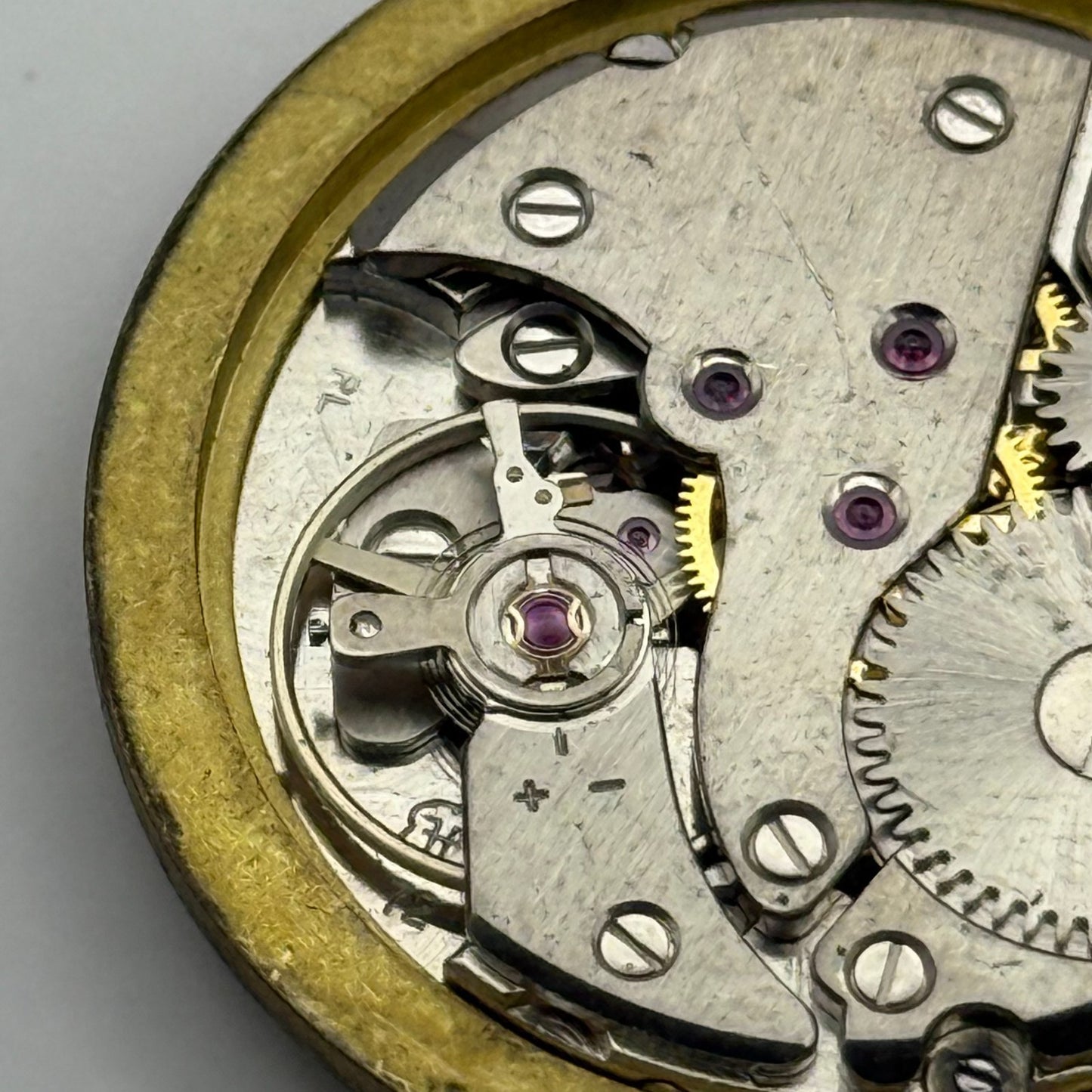 FHF 72 Watch Movement Mappin Manual Wind Vintage Swiss Parts Repair 31.6mm