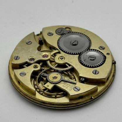 42.1mm Vintage Open Face Swiss Pocket Watch Movement PARTS REPAIR SPARES