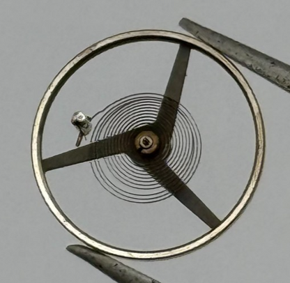 Felsa 4000 4010 Balance Wheel Complete And Spring 1435 M Watch Movement Parts