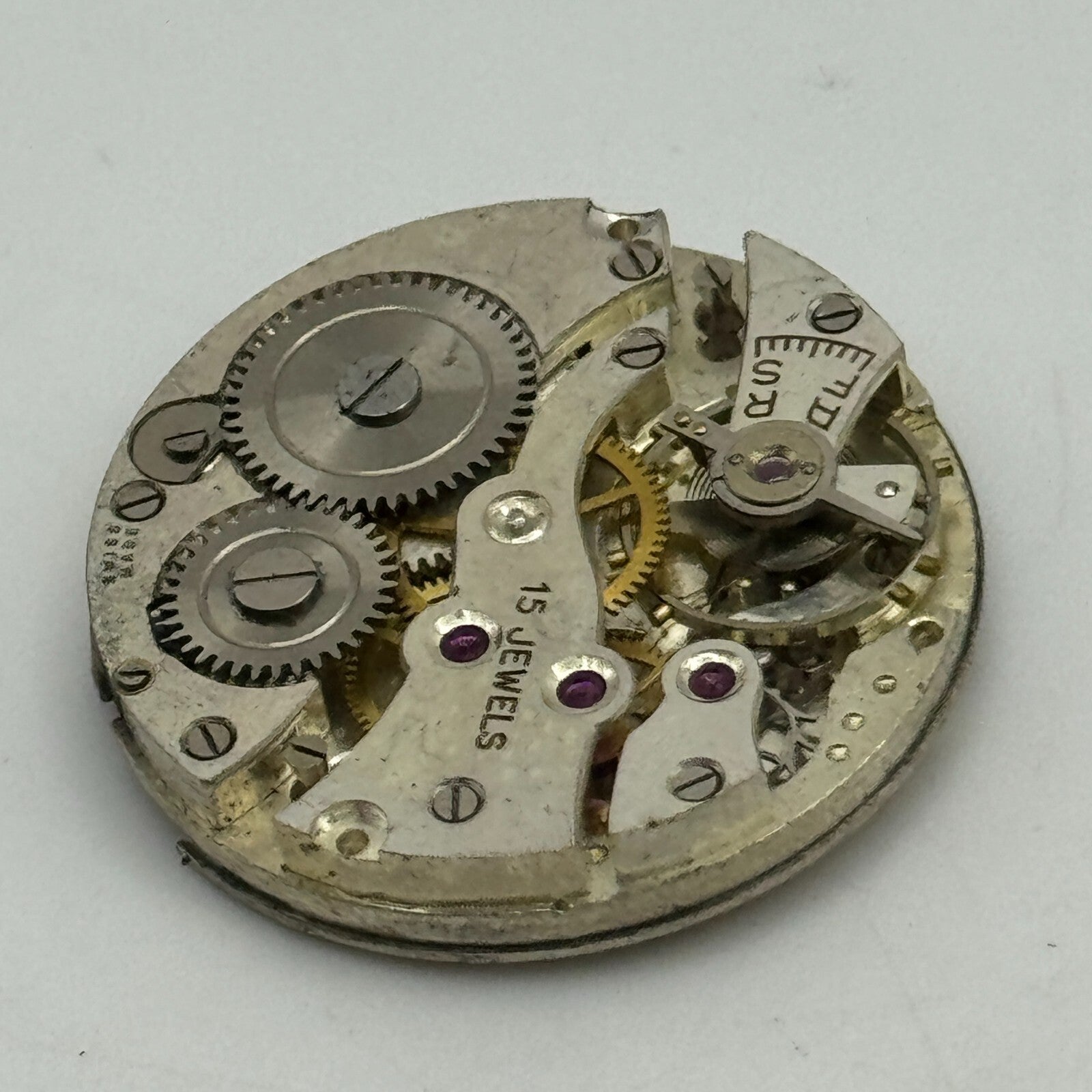 27mm Envoy AS 554 A Schild Men's 15 Jewels Manual Wind Watch Movement PARTS