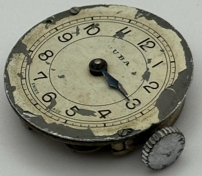 23.6mm Men's Uba Marvel Importing Corporation Manual Wind Watch Movement PARTS