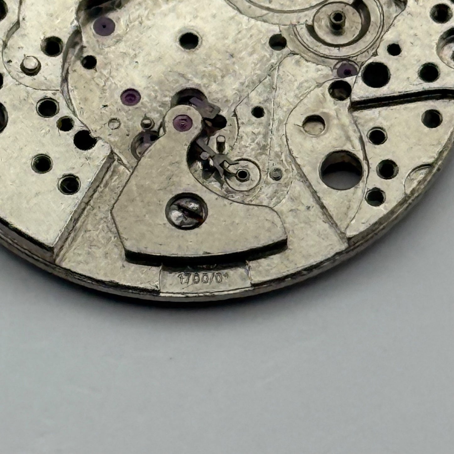 AS 1700/01 Watch Movement Main Plate Manual Wind Vintage Swiss Parts 25.9mm