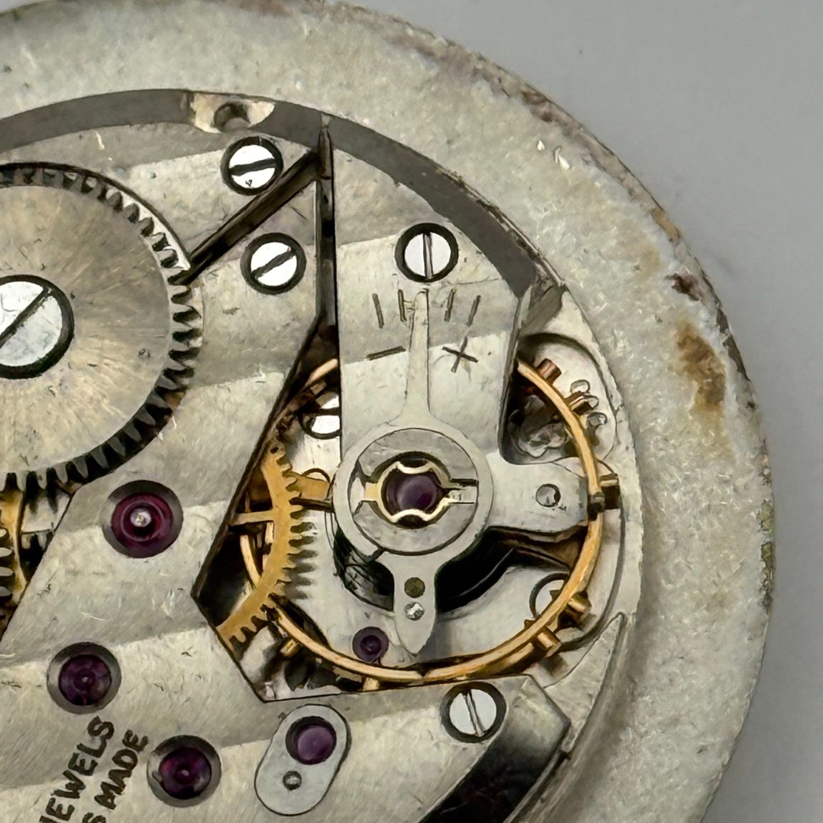 Garrard ETA 900 Watch Movement Manual Wind Vintage Swiss Parts Repair 23.6mm