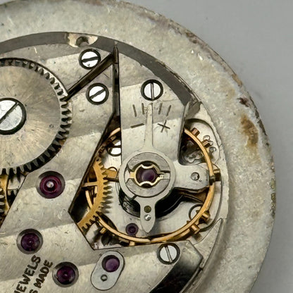 Garrard ETA 900 Watch Movement Manual Wind Vintage Swiss Parts Repair 23.6mm